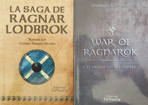 2 Libros Mitología Nórdica Ragnarok Ragnar Lodbrok Tirnanog