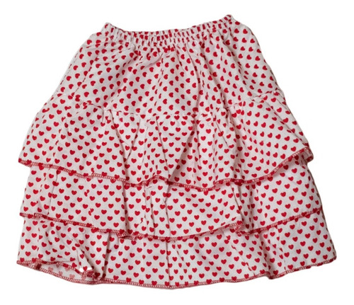 Pollera Poplin Estampado Beba