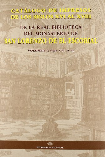 Libro Catálogo De Impresos De Los Siglos Xvi Al Xviii De La