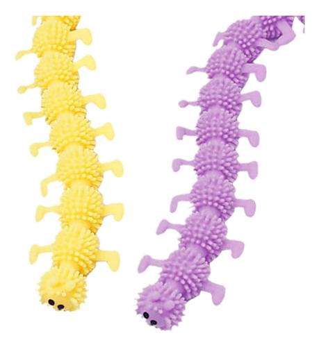 2 Piezas Caterpillar Fidget Juguete Relajante Calmante