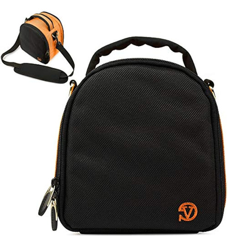 Vangoddy Laurel Titan Funda De Transporte Naranja Para Cámar