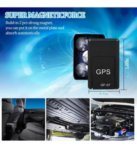 Gf-07 Mini Rastreador Gps, Dispositivo De Seguimiento Sos