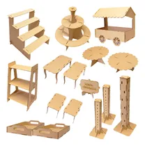 Comprar Candy Bar  16 Piezas Modelo 7 Para Mesa De Dulces Mobiliario