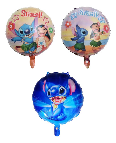 Globos Redondos Stitch