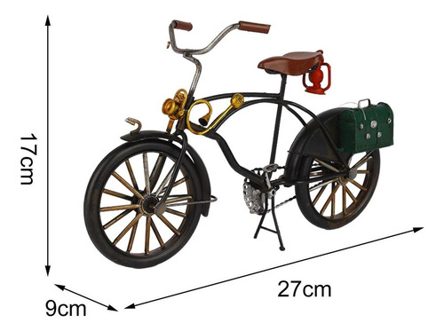 S Figuras Creativas De Estatua De Bicicleta De Metal,