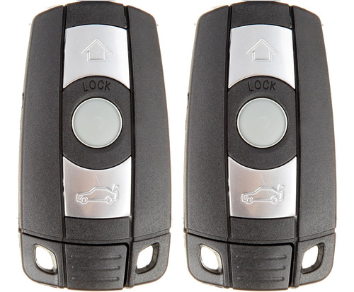 2pcs New Uncut Key Fob Keyless Entry Remote Fit For X5 ...