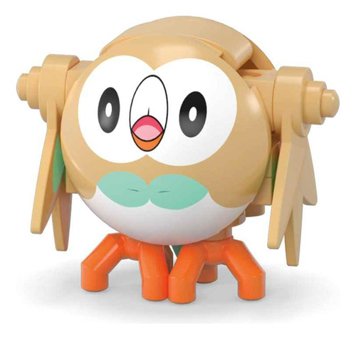 Mega Pokémon Juguete De Construcción Pokébola Rowlett 24 Pokebola Rowlet Serie 21