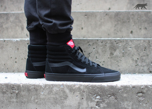Zapatillas Botitas Vans U Sk8 Hi All Black Originales!