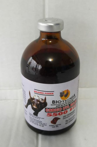 Vitamina Para Gallo 5500 B12 Codigo Rojo Uvl 100ml