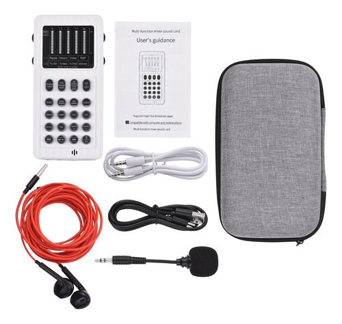 Cambiador De Voz Con Placa De Sonido Dispositivo Cambiador D