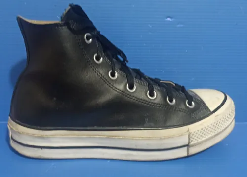 Converse negras cuero 6.5 hotsell