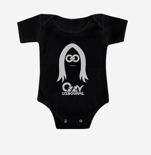 Body Bebé Ozzy Osbourne Rock Baby Infantil Black Sabbath