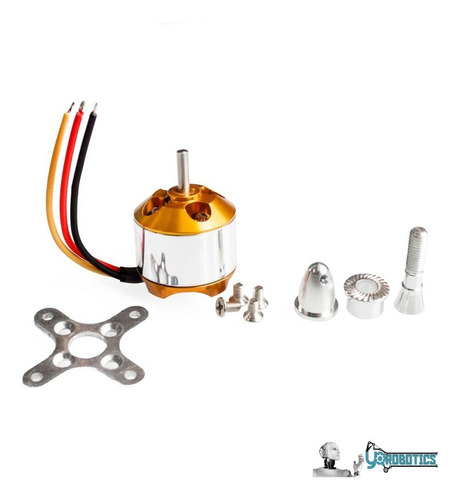 Motor Brushless A2212 1000kv Sin Escobillas 3.175mm 12a 2-3s