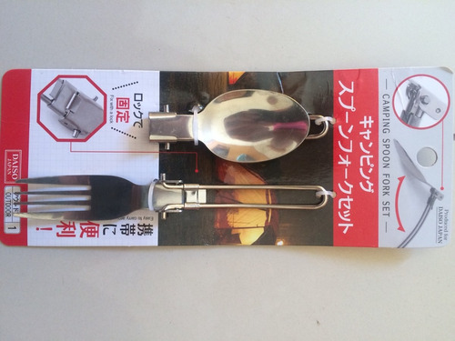 Colher E Garfo Para Camping - Daiso Japan