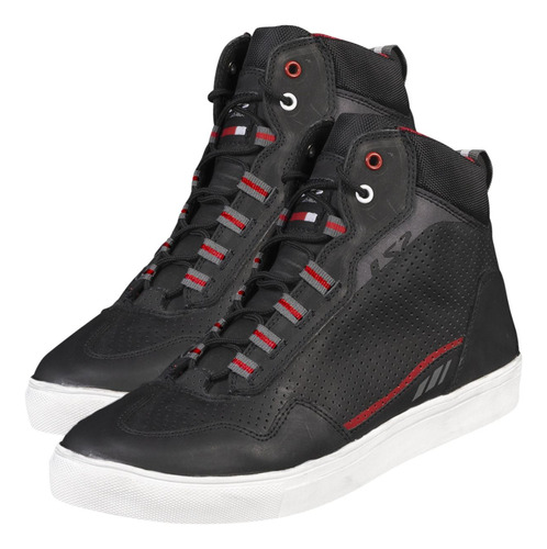 Tenis Pilotagem Bota Ls2 Masculina Zoe Cano Curto Vermelho