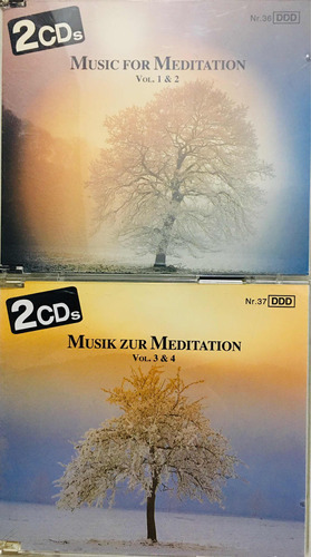 4 Cds Musik For Meditation Vol 1-2-3-4 (nuevos) 