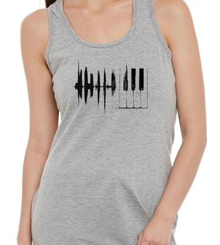 Musculosa Piano Dibujo Musica Arte Teclas