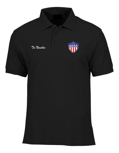 Camiseta Personalizada Junior De Barranquilla Logos Bordados