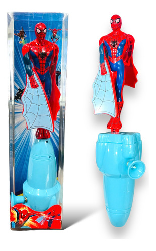 Muñeco Spider Hombre Volador Lanzador Araña Avenger Vengador