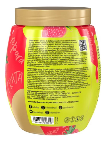 Salon Line Máscara Nutritiva Multy Extraord 3en1 Frutilla 1k