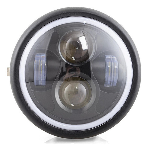 Faro Led Vintage Angel Eye Para Harley Cg125 Gn125