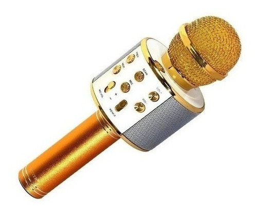 Micrófono Karaoke Bluetooth Ws858 Con Parlante