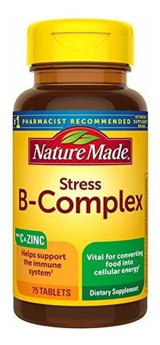 Stress B-complex ,nature Made, 75 Unidades