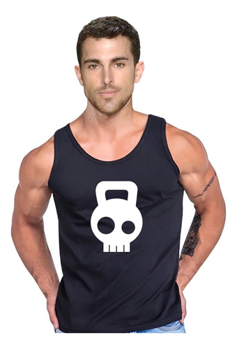 Polera Kettlebell Kawai  Pesa Musculosa Tank Gym Crossfit