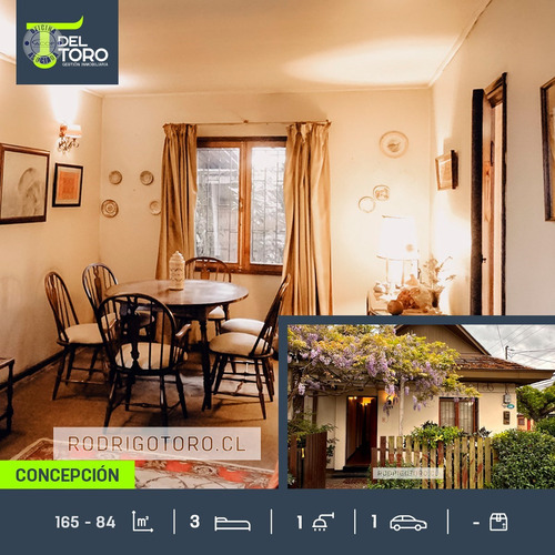 Casa En Venta De 3 Dorm. En Concepción. Valor 130.000.000