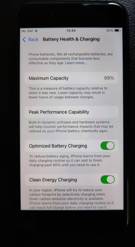 Apple iPhone SE 3 (3a Generación, 64 Gb) - Azul Mdm Bypass (Usado)