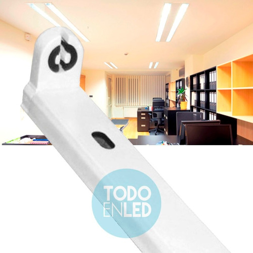Liston Armado Para Tubo Led 60 Cm - Todoenled Ltntb60