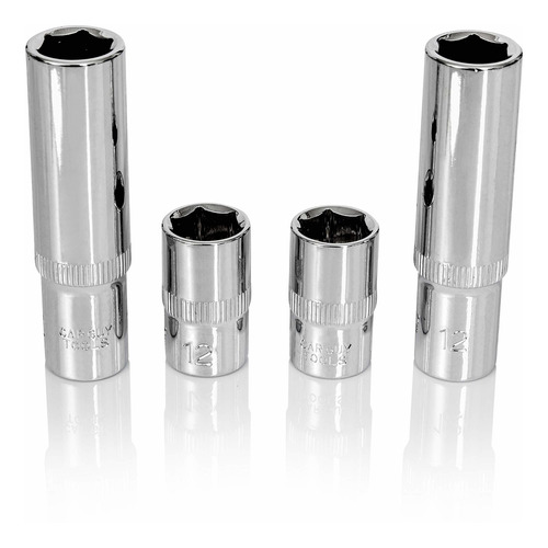 Car Guy Tools 12mm Socket Four Pack (3/8  Drive Multi Type)