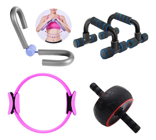 Kit Academia Funcional Completo Exercício Em Casa Fitness