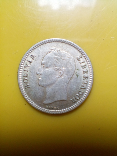 Moneda 25 Céntimos (medio) Año 1954