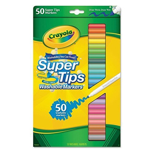 Crayola Marcador 50 Unidad Lavabl Color Variado