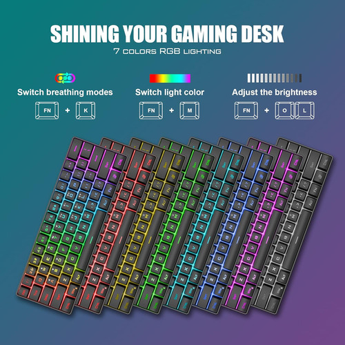 Teclado De Juegos Y Mouse Redthunder 60%