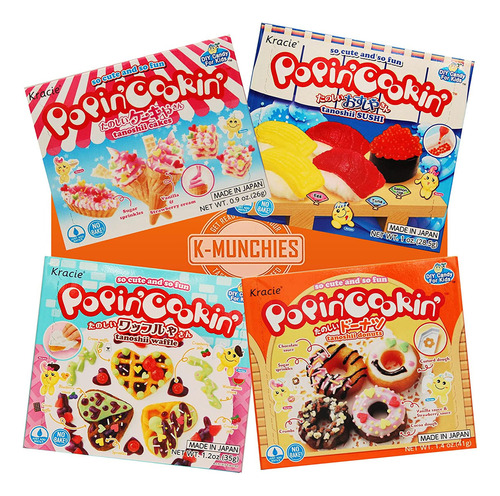 Juego De 4 Kits De Fabricación De Dulces Japoneses Surtidos