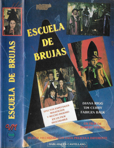 Escuela De Brujas Vhs Español Latino Diana Rigg Tim Curry