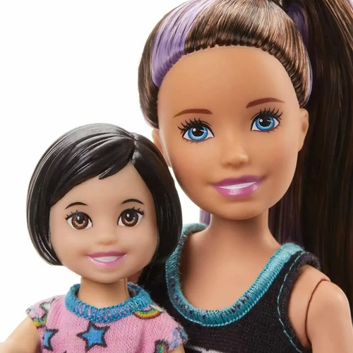 Boneca Barbie Babysitter Babá Skipper Com Caminha - Mattel