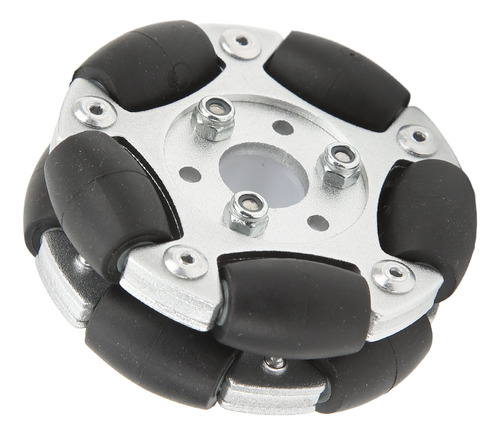 Robot De Liga De Alumínio Omni Wheel 60 Mm Com Rotação De 36