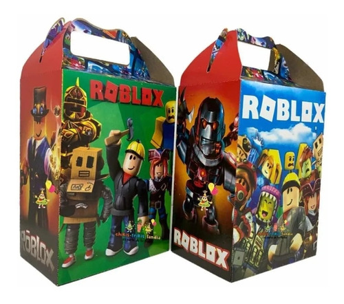 Roblox 20 Cajas Dulceras Articulos De Fiesta Mercado Libre - roblox cajas completa recuerdos cotillon y fiestas nuevo en