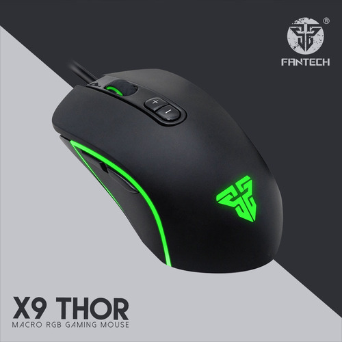 Mouse Gaming Fantech Con Cable Thor X9 Rgb 7 Botones