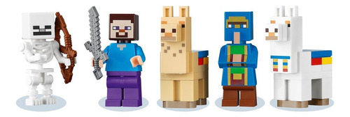 Kit De Construcción Lego Minecraft El Puesto Comercial 21167