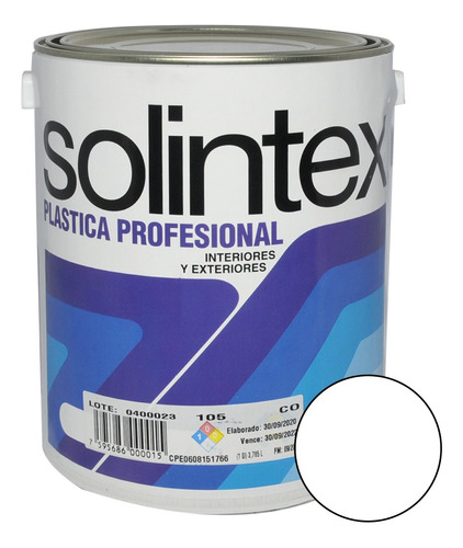 Pintura Caucho Prof 1gl Blanco Solintex