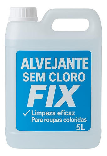 Branqueador Sem Cloro Alvejante Para Roupas Coloridas 5l