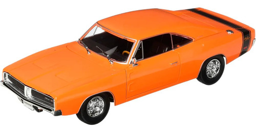 Maisto 1:18 1969 Dodge Charger R/t Orange Febo