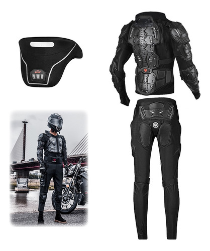 Traje De Armadura Protectora De Motocicleta Tres En Uno