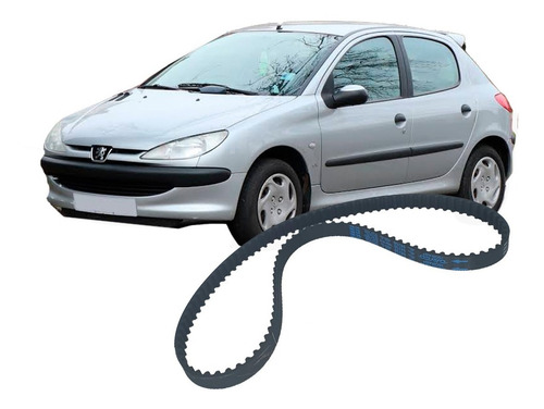 Imagem 2 de 5 de Correia Dentada Peugeot 206 1.4 8v 2004/ , Citroen Ax 1.4