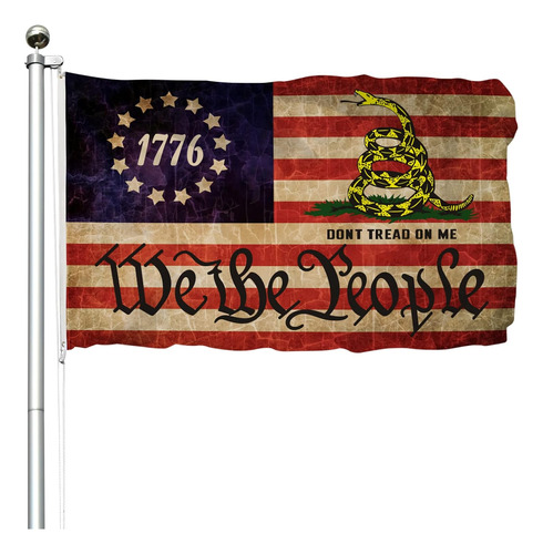 1776 - Banderas De We The People De 3 X 5 Pies, Impresi...