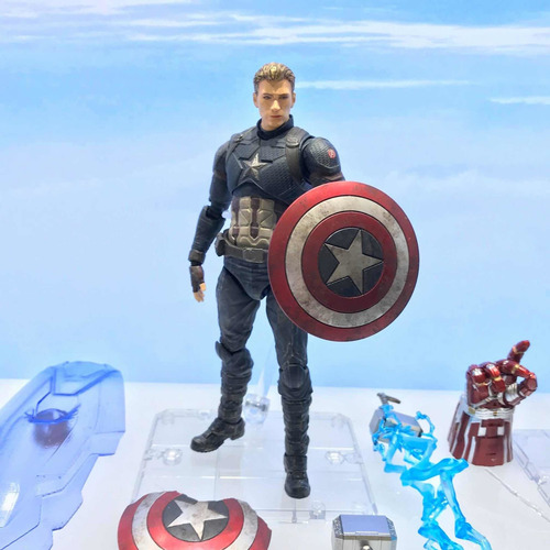 Imagen 4 de 12 de Capitán America Endgame Final Battle Vr. S.h.figuarts Bandai